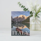 Dolomietalpen | Pragser Wildsee | Tirol, Italië Briefkaart (Staand voorkant)