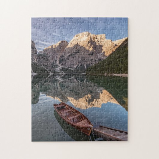 Dolomietalpen | Pragser Wildsee | Tirol, Italië Legpuzzel (Verticaal)
