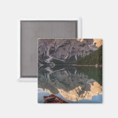 Dolomietalpen | Pragser Wildsee | Tirol, Italië Magneet (Voorkant / Achterkant)