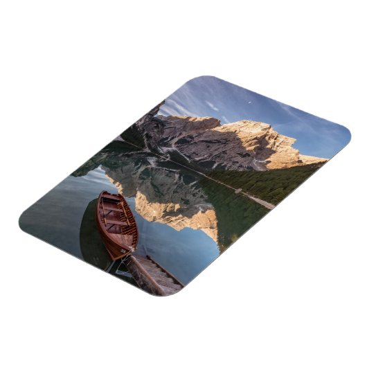 Dolomietalpen | Pragser Wildsee | Tirol, Italië Magneet (Linkerzijde)