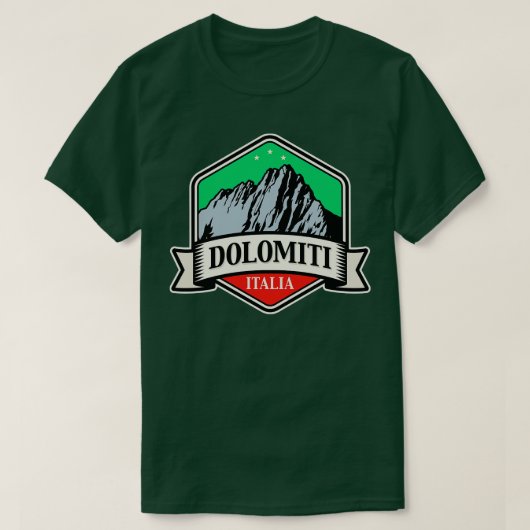 Dolomieten Bergen Dolomiti 1 T-shirt (Design voorkant)