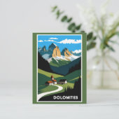  Dolomieten Bergen Italië Landschap Briefkaart (Staand voorkant)