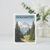  Dolomieten Bergen Italië Landschap Briefkaart (Staand voorkant)