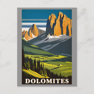 Dolomieten Bergen Italië Landschap Briefkaart