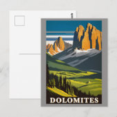 Dolomieten Bergen Italië Landschap Briefkaart (Voorkant / Achterkant)