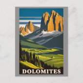 Dolomieten Bergen Italië Landschap Briefkaart (Voorkant)