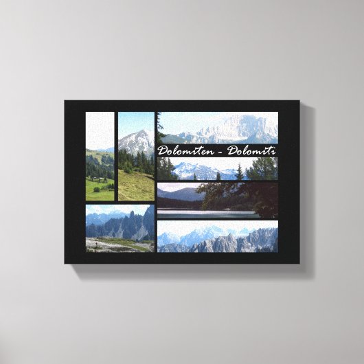 Dolomieten Canvas Afdruk (Voorkant)