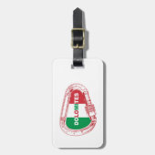 Dolomieten die Carabiner beklimmen Bagagelabel (Voorkant verticaal)