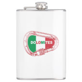 Dolomieten die Carabiner beklimmen Heupfles (Voorkant)