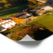 Dolomieten dorp in de herfst poster (Hoek)