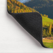Dolomieten dorp in herfst mousepad muismat (Hoek)