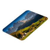 Dolomieten dorp in herfst rechthoekige magneet (Linkerzijde)