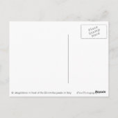 Dolomieten dorp in het herfst van het italiaanse b briefkaart (Achterkant)