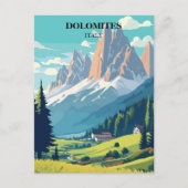 Dolomieten Italië Bergen Reizen Briefkaart (Voorkant)