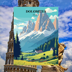 Dolomieten Italië Bergen Reizen Briefkaart