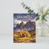 Dolomieten Italië Briefkaart (Staand voorkant)
