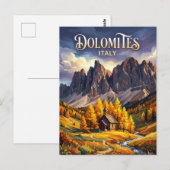 Dolomieten Italië Briefkaart (Voorkant / Achterkant)