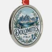 Dolomieten Italië Metalen Ornament (Rechts)