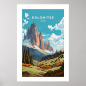 Dolomieten Italië Poster (Voorkant)