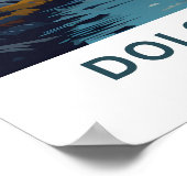 Dolomieten Italië Reisprint Poster (Hoek)