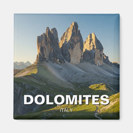 Dolomieten Italië Reizen Magneet (Voorkant)