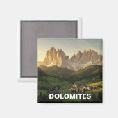 Dolomieten Italië Reizen Magneet (Voorkant / Achterkant)