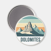 Dolomieten Italië Reizen Magneet (Voorkant / Achterkant)