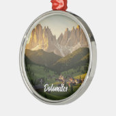 Dolomieten Italië Reizen Metalen Ornament (Links)