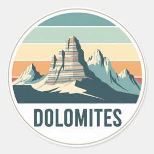 Dolomieten Italië Reizen Ronde Sticker