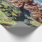 dolomieten Italië Relief Map Cadeaupapier (Hoek)