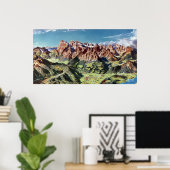  dolomieten Italië Relief Map Poster (Thuiskantoor)