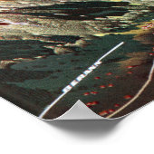  dolomieten Italië Relief Map Poster (Hoek)