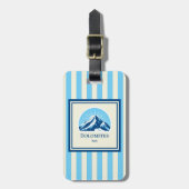 Dolomieten Italië ski berg Bagage Label (Voorkant verticaal)