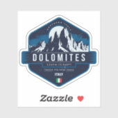 Dolomieten, Italië Sticker (Vel)
