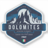 Dolomieten, Italië Sticker (Voorkant)