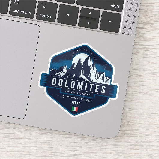 Dolomieten, Italië Sticker (Detail)
