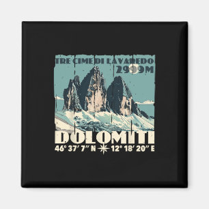 Dolomieten Italië Tre Cime Di Lavaredo Drei Zinnen Magneet
