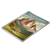 Dolomieten, Italië vintage Notitieboek (Linkerzijde)