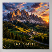 Dolomieten Italië Zonsondergang Berglandschap Reiz