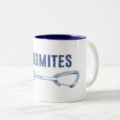 Dolomieten Klimmen Quickdraw Tweekleurige Koffiemok (Voorkant rechts)