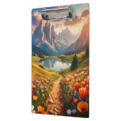 Dolomieten Lake in  stijl Klembord (Links)