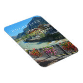 Dolomieten Pozza di Fassa uitzicht koelkastmagneet Magneet (Rechterzijde)