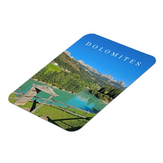 Dolomieten uitzicht van Moena koelkastmagneet Magneet (Linkerzijde)