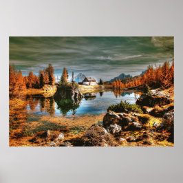 Dolomietenbergen, italië poster