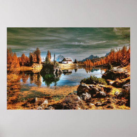 Dolomietenbergen, italië poster (Voorkant)