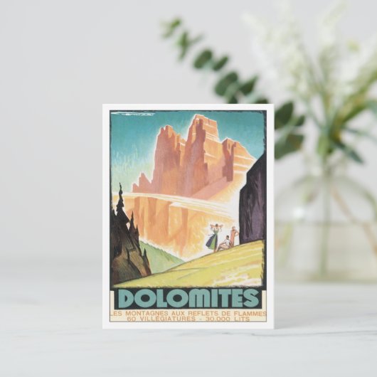 Dolomietengebergte Briefkaart (Staand voorkant)