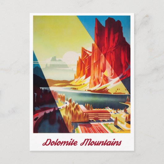 Dolomietgebergte, Italië Briefkaart (Voorkant)