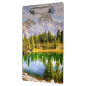 Dolomietgebergten en het sluipende landschap van h klembord (Links)