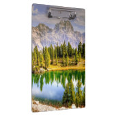 Dolomietgebergten en het sluipende landschap van h klembord (Rechts)