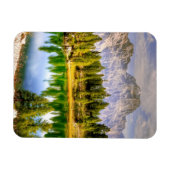 Dolomietgebergten en het sluipende landschap van h magneet (Horizontaal)